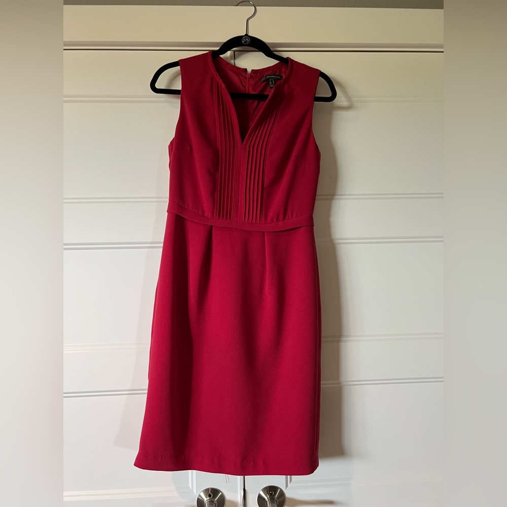 Adrianna Papell Size 6 Muted Red Dress above knee dress